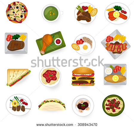 Food Main Dishes Clip Art