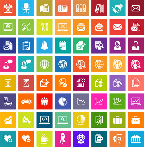 Free Business Icons Flat Free Business Icons Flat