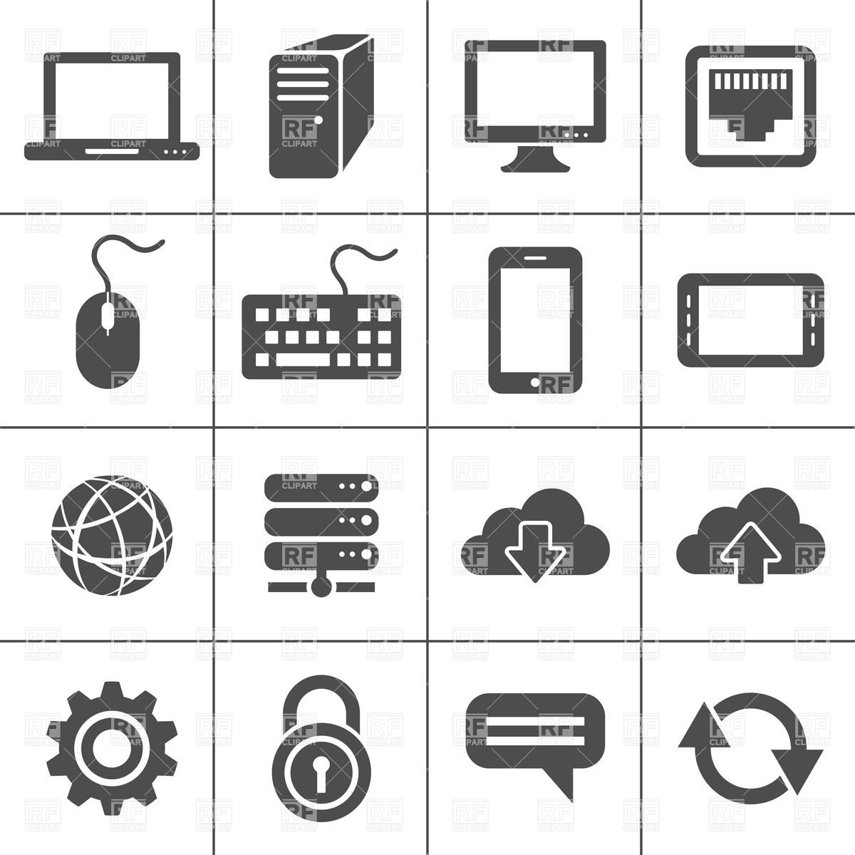 Free Computer Vector Icon Free Computer Vector Icon