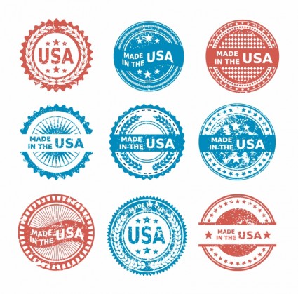 Free Grunge Vector Made in the USA