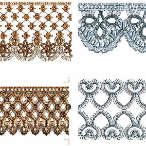 Free Machine Embroidery Lace Designs
