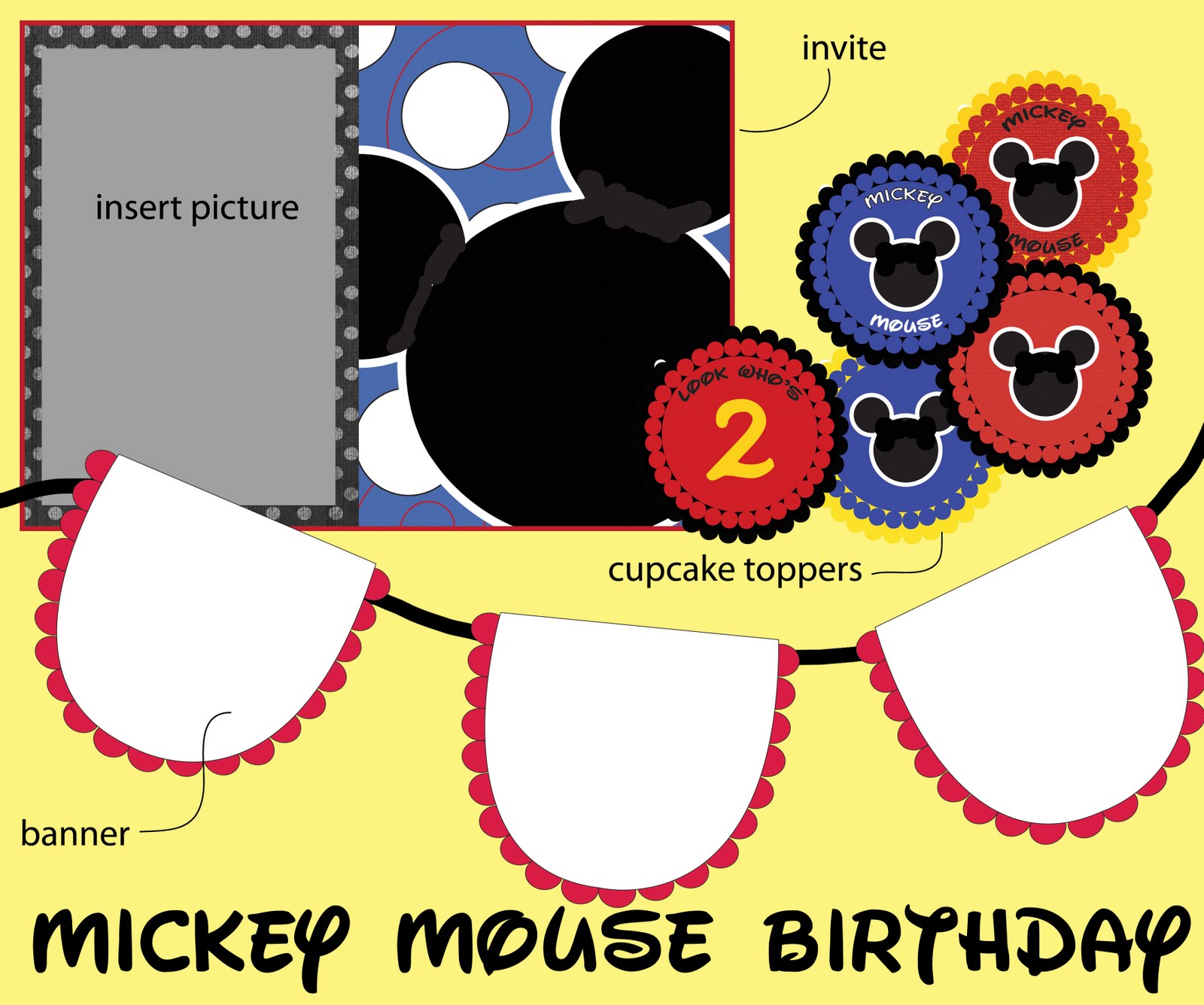 Free Mickey Mouse Birthday