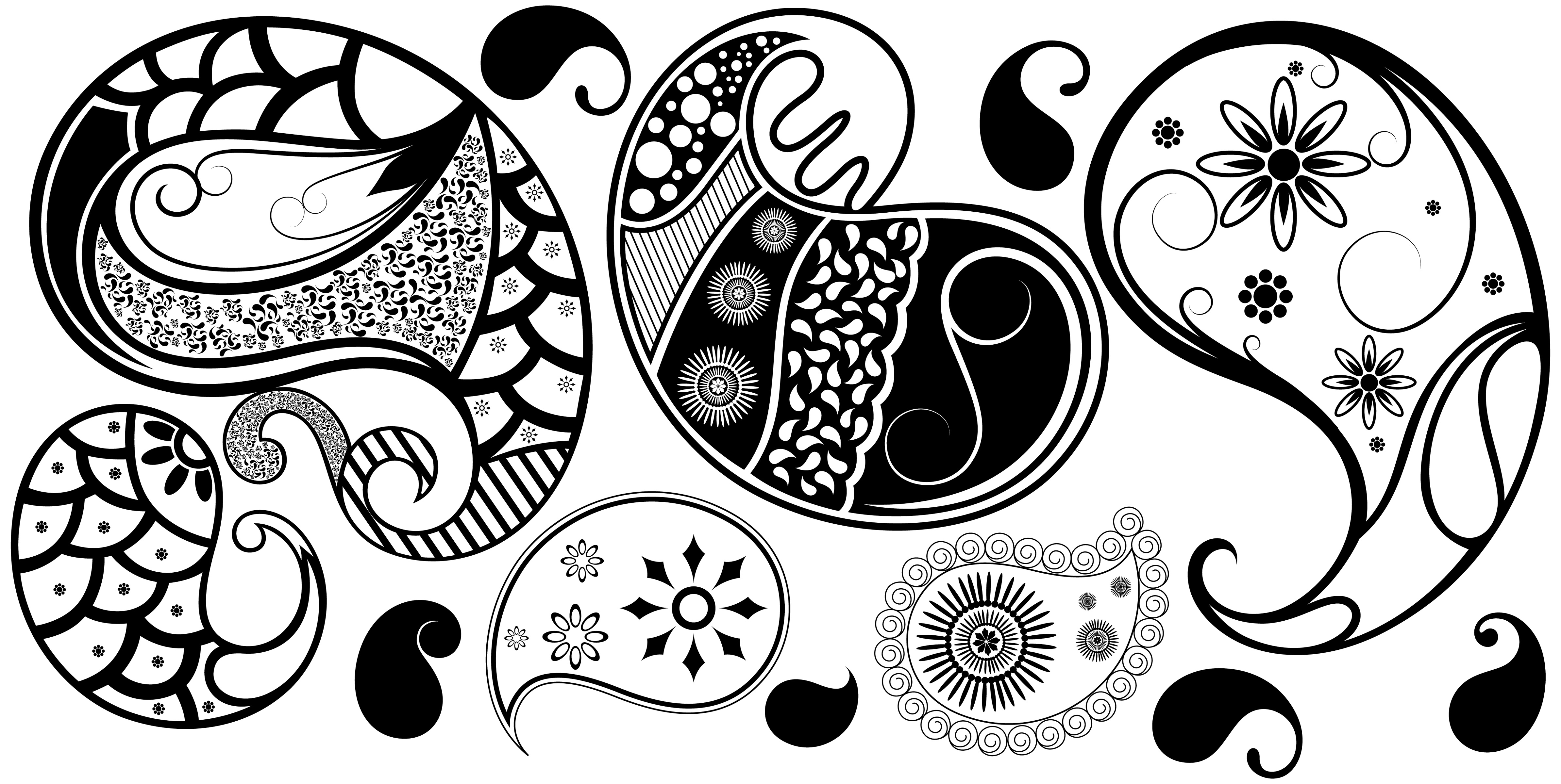 Free Paisley Vector Art