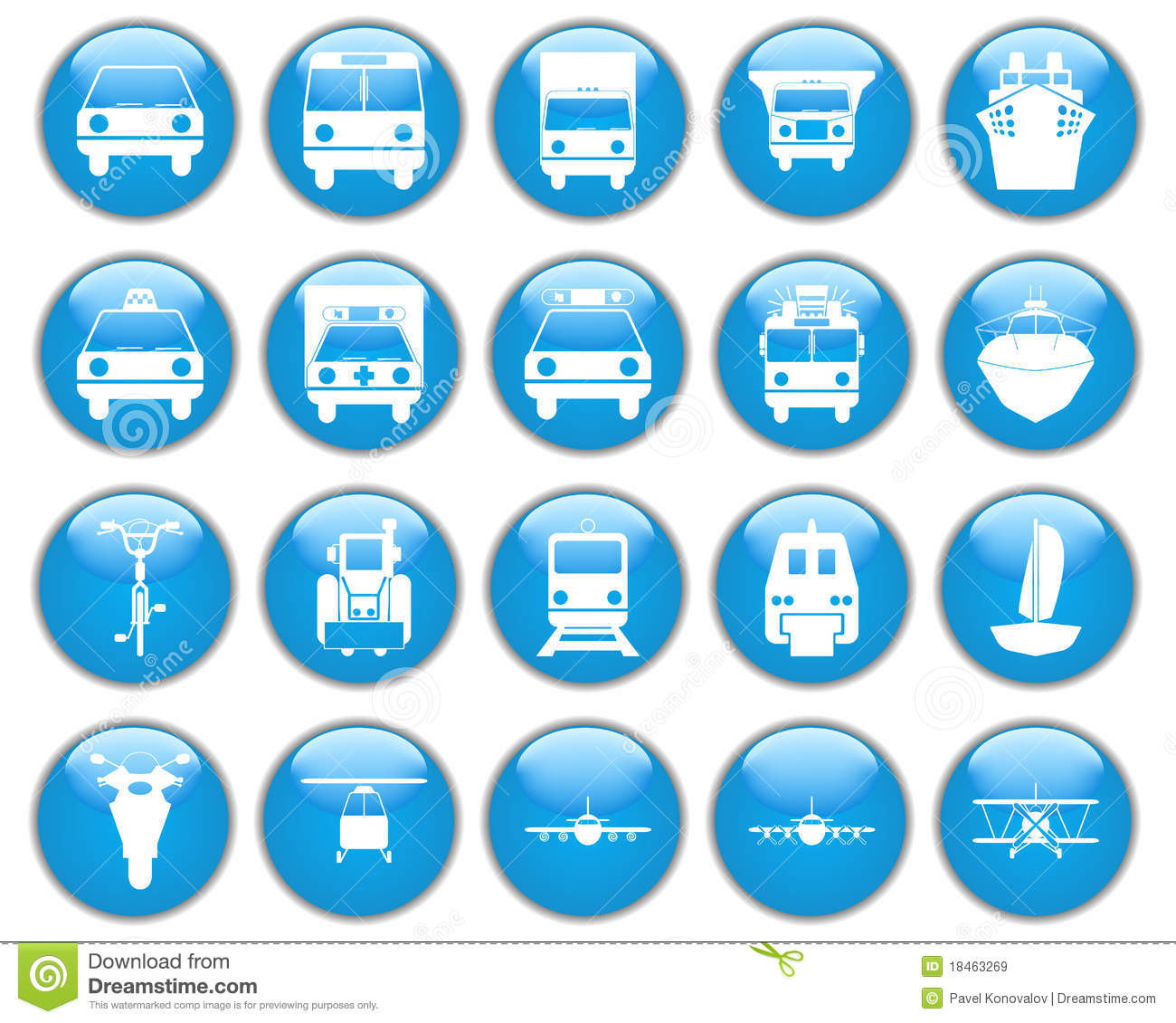 Free Transportation Icon Set