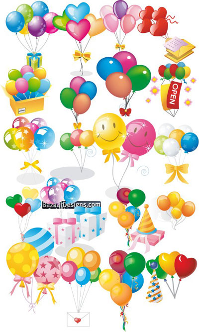 Free Vector Balloon Clip Art