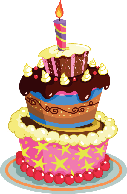 Free Vector Birthday Cake