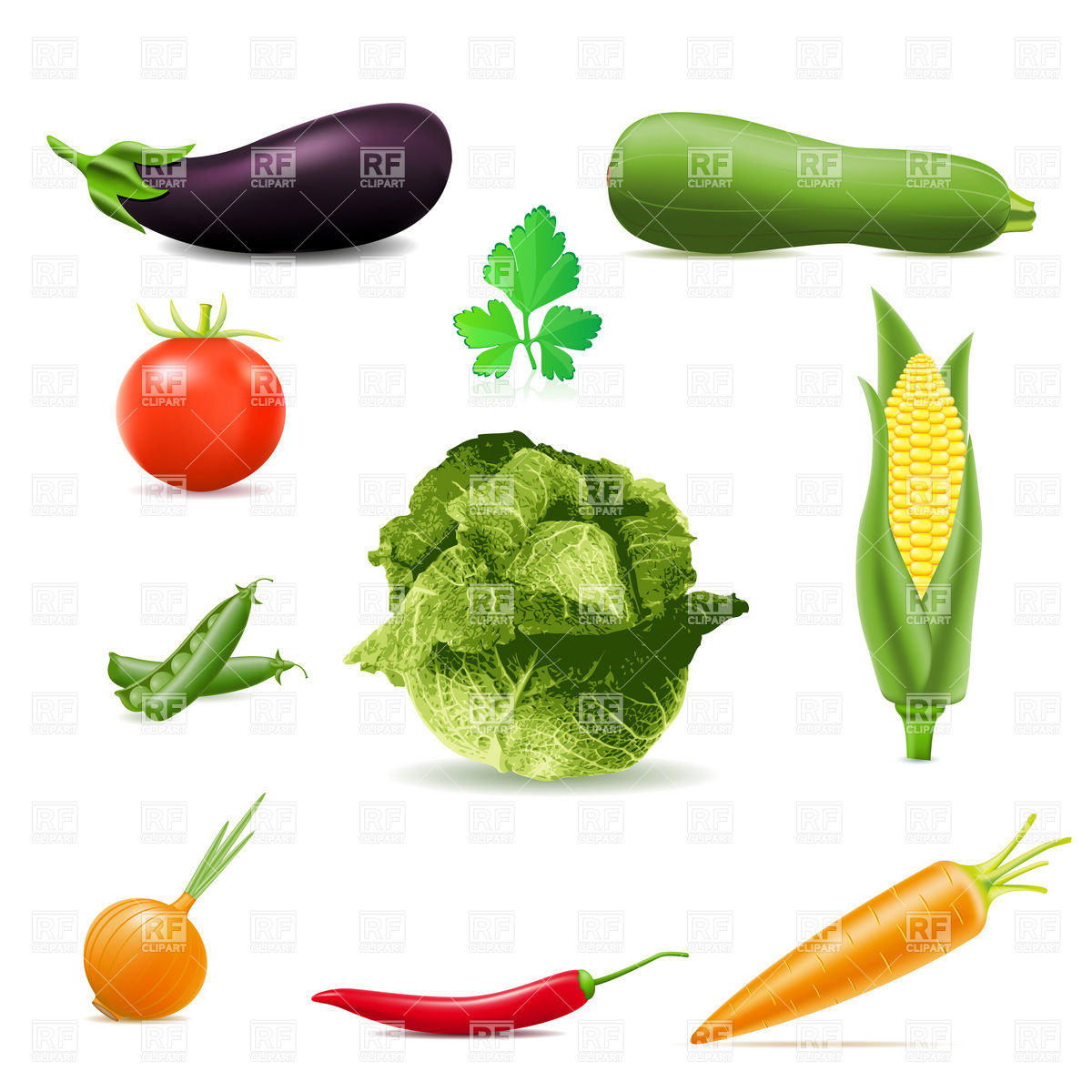 Free Vector Clip Art Vegetables