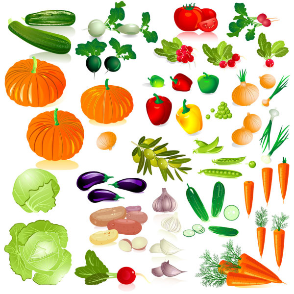 Free Vector Clip Art Vegetables