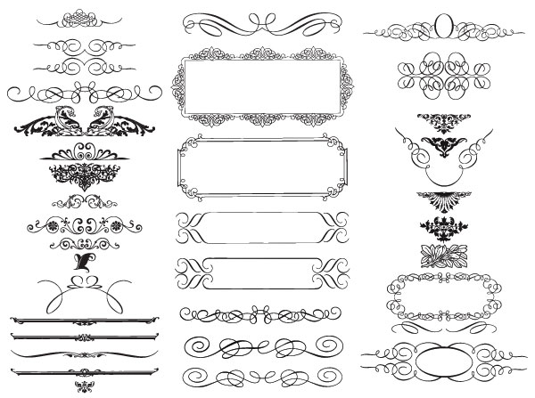 Free Vector Ornaments