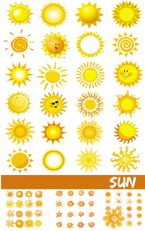 Free Vector Sun