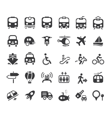 Free Vector Transportation Icons