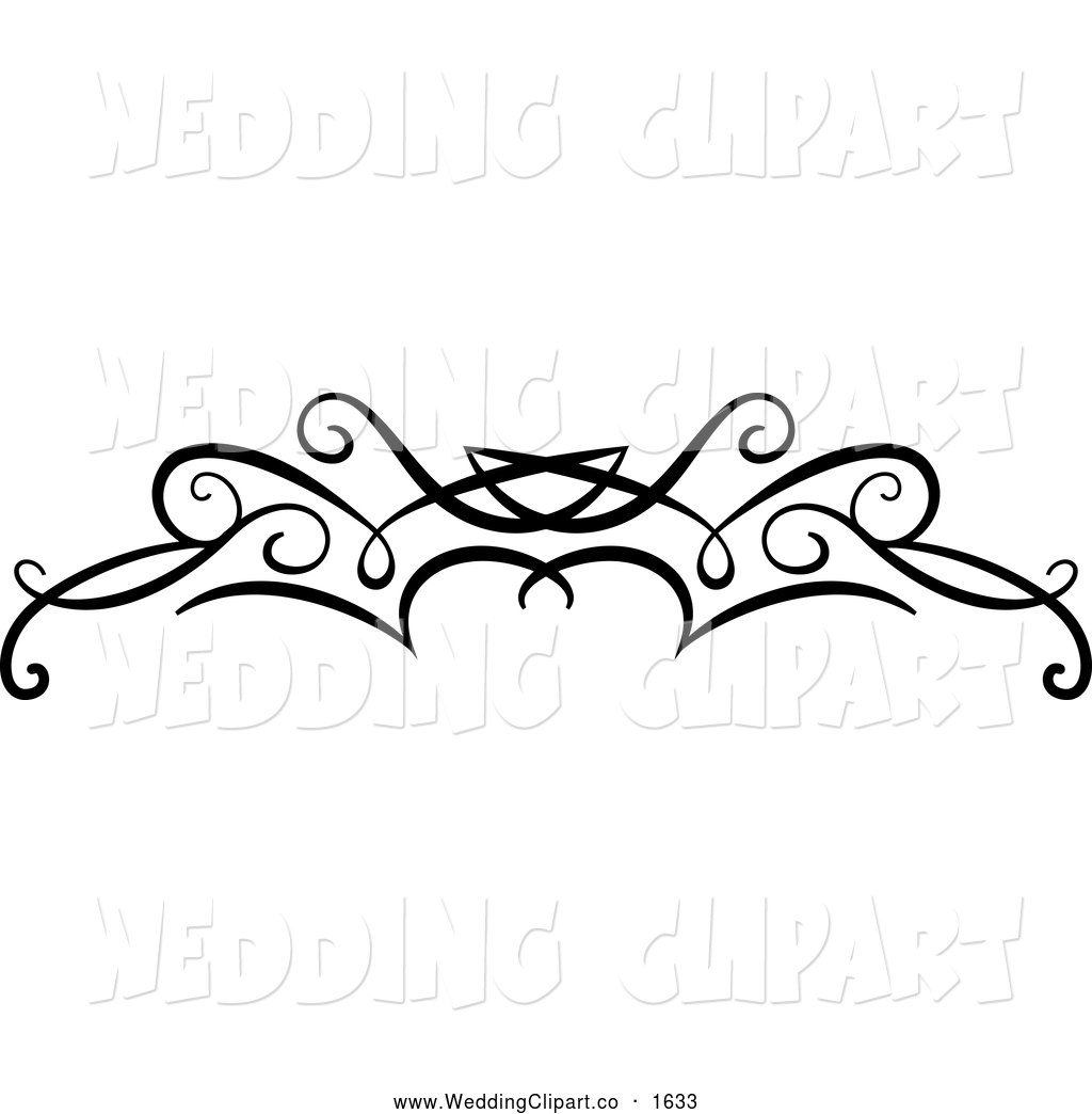 Free Wedding Borders Clip Art Black and White