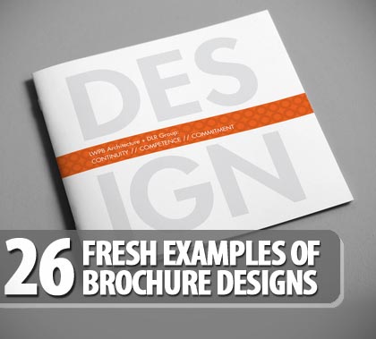 Fresh 26 Examples of Brochure Designs