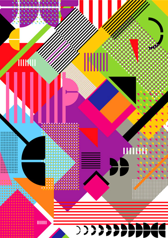 Geometric Graphic Design Art