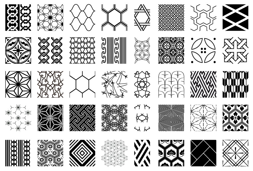 11 Photos of Geometric Pattern Vector Silhouette