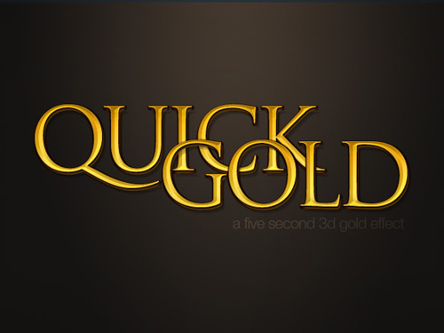 Gold Text Effect Photoshop Tutorial Gold Text Effect Photoshop Tutorial
