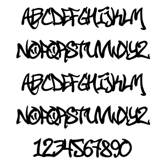 Graffiti Font Styles