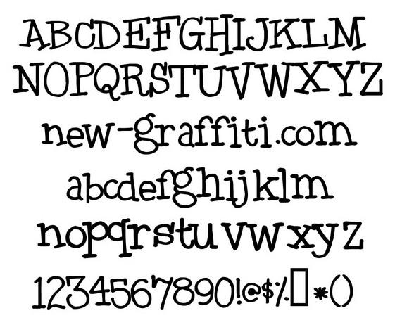 Graffiti Letters Styles Fonts