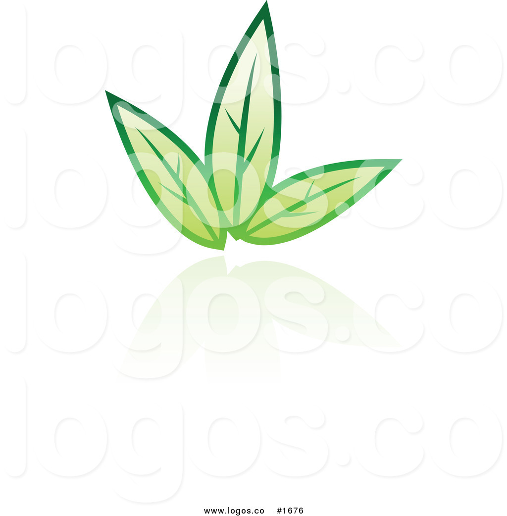 Green Leaf Logo Clip Art