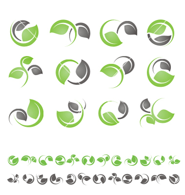 Green Leaf Logo Vector