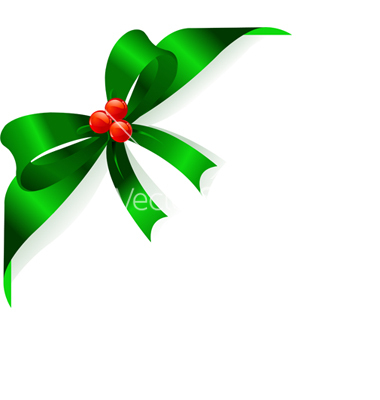 Green Ribbon Bow Clip Art