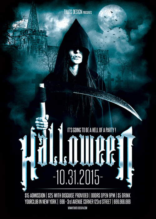 Halloween Party Flyer Template Halloween Party Flyer Template
