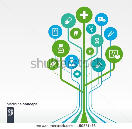 Health Technology Icons Clip Art