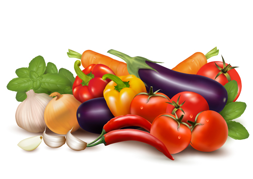 Healthy Cartoon Vegetables