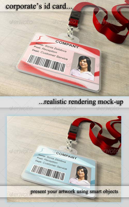 ID Card Template Photoshop