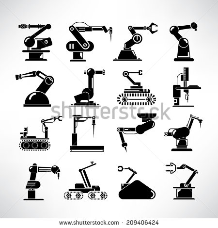 Industrial Robot Icon