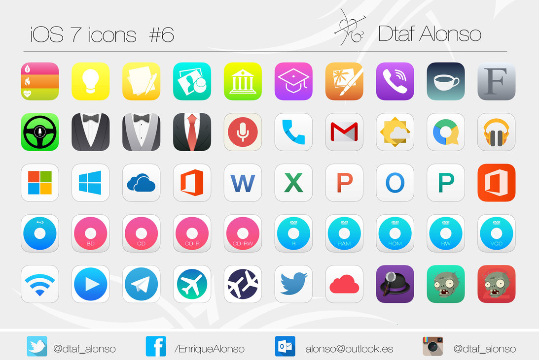 iOS 7 Icons