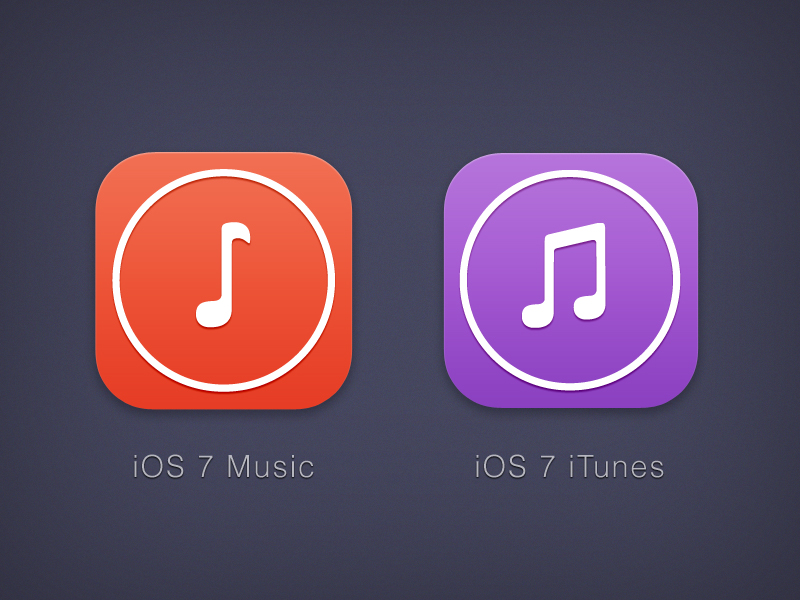 iOS 7 Music App Icon