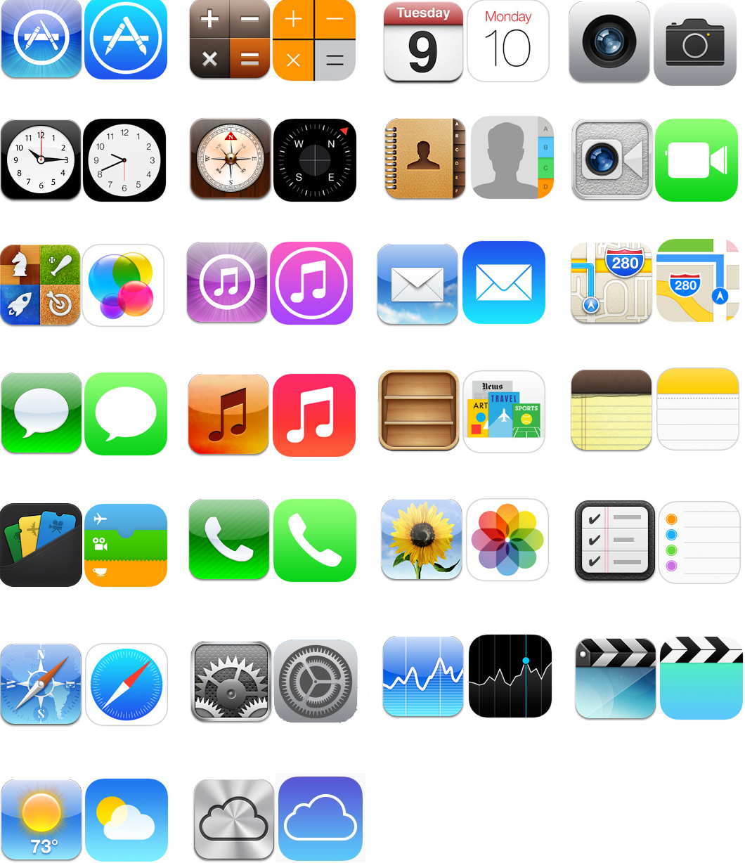 iPhone App Icon iOS 7