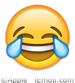 iPhone Laughing Emoji