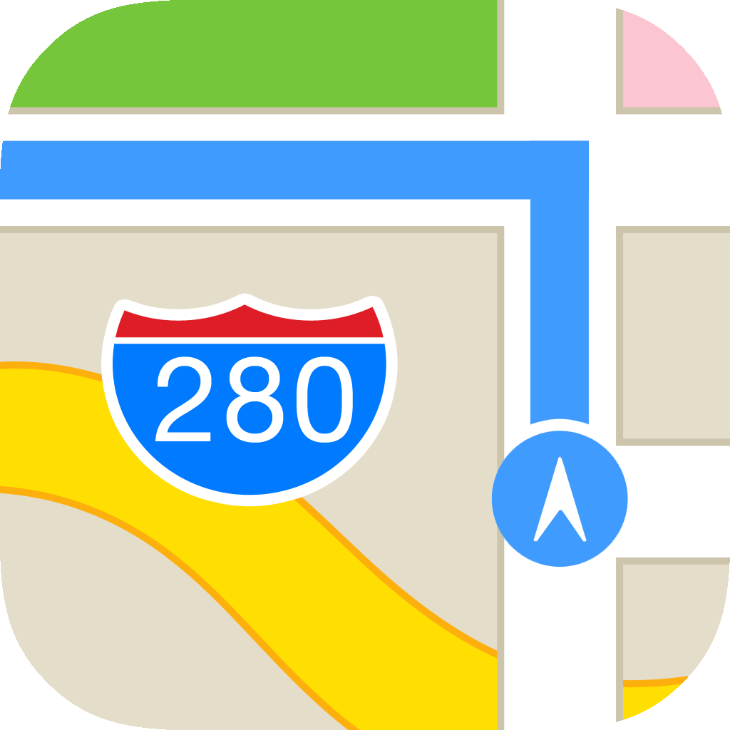 iPhone Map App Icon