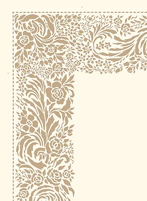 Lace Border Stencil