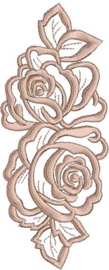 Lace Rose Embroidery Designs