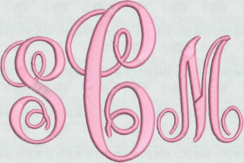 Machine Embroidery Monogram Fonts Machine Embroidery Monogram Fonts