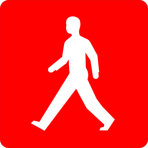 Man Walking Clip Art