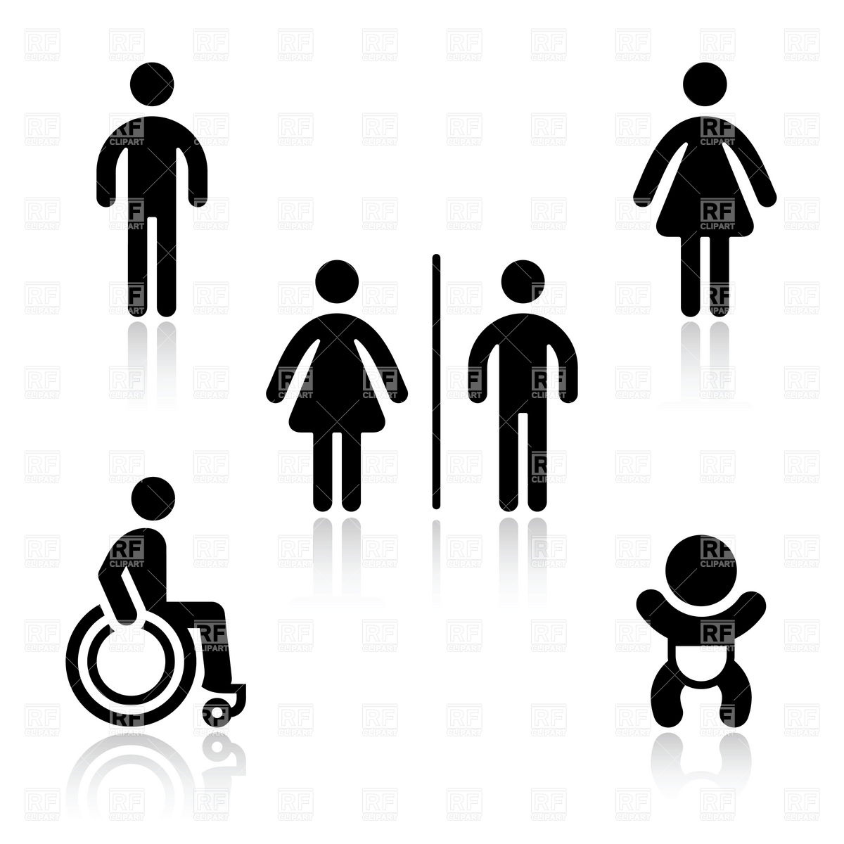 Man Woman Vector Clip Art