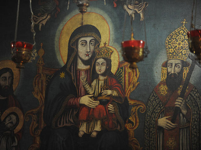 Mary and Jesus Icon