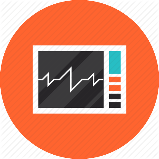 Medical Monitor Flat Icon