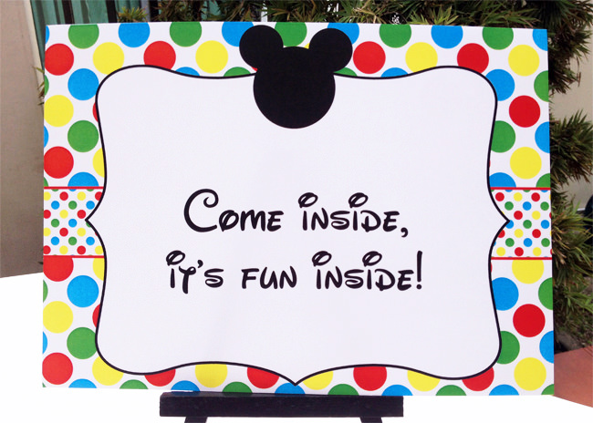 Mickey Mouse Clubhouse Printable Signs