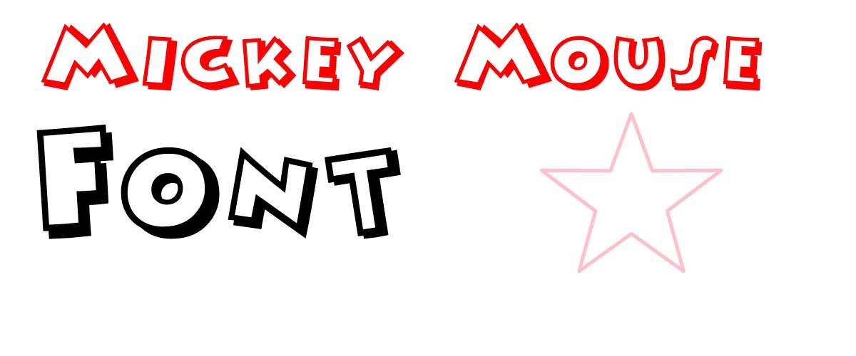 Mickey Mouse Font