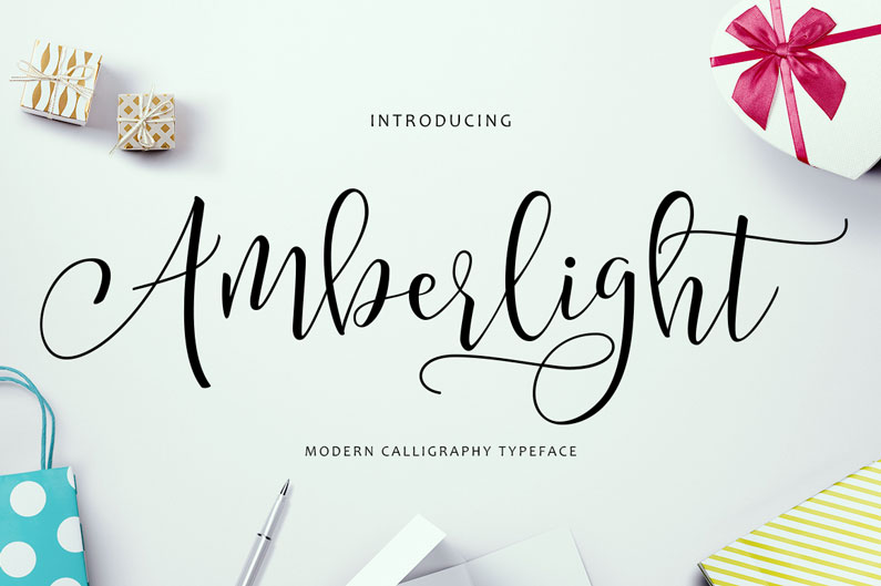 Modern Calligraphy Script Font Modern Calligraphy Script Font