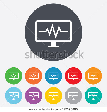 Monitoring Icon Symbol