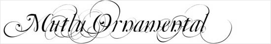 Mutlu Ornamental Font Mutlu Ornamental Font