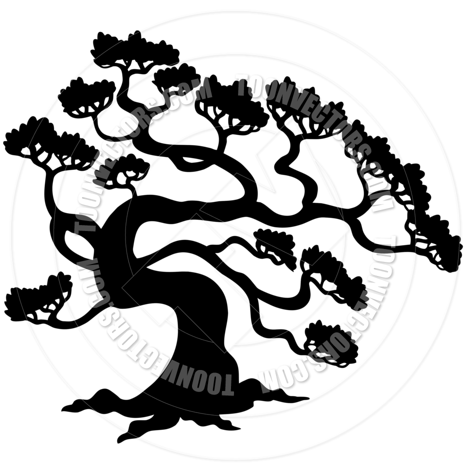 Oak Tree Silhouette Clip Art