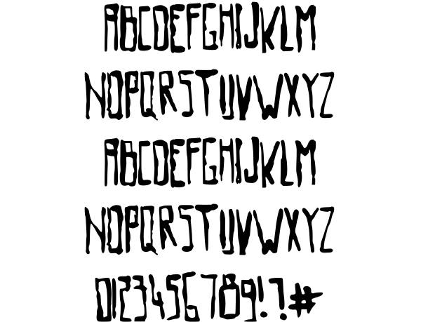 Old Movie Font Old Movie Font