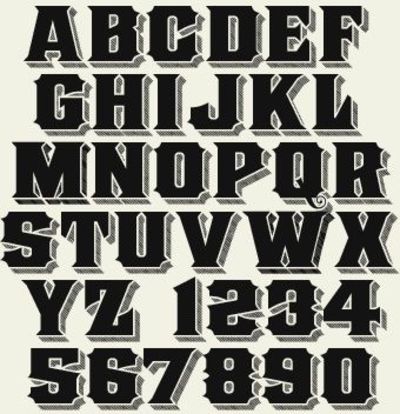 Old Stock Certificate Font Old Stock Certificate Font